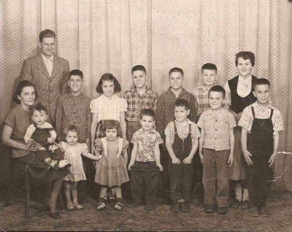 Burgoon family group, 1950s