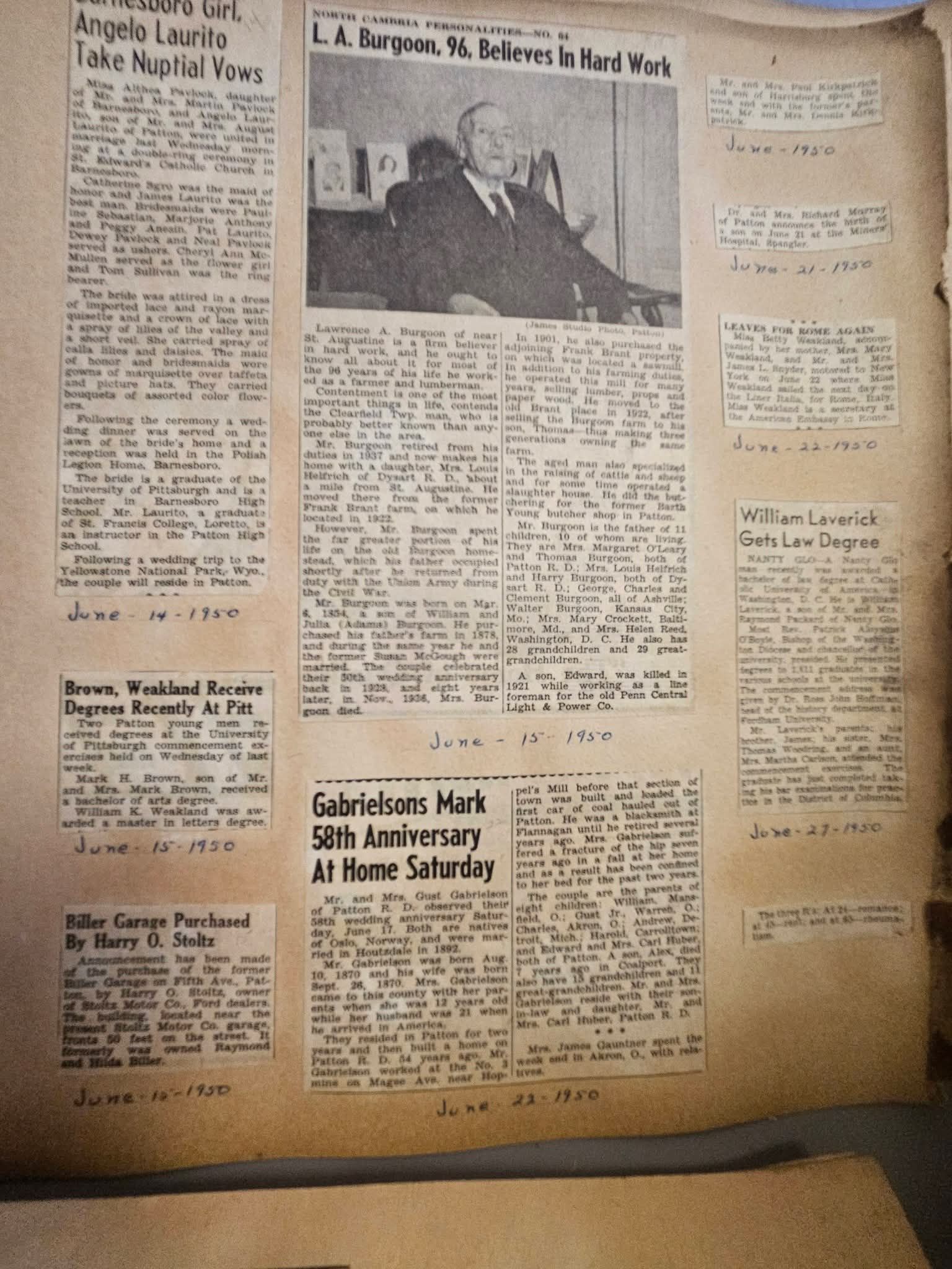 Burgoon family portrait