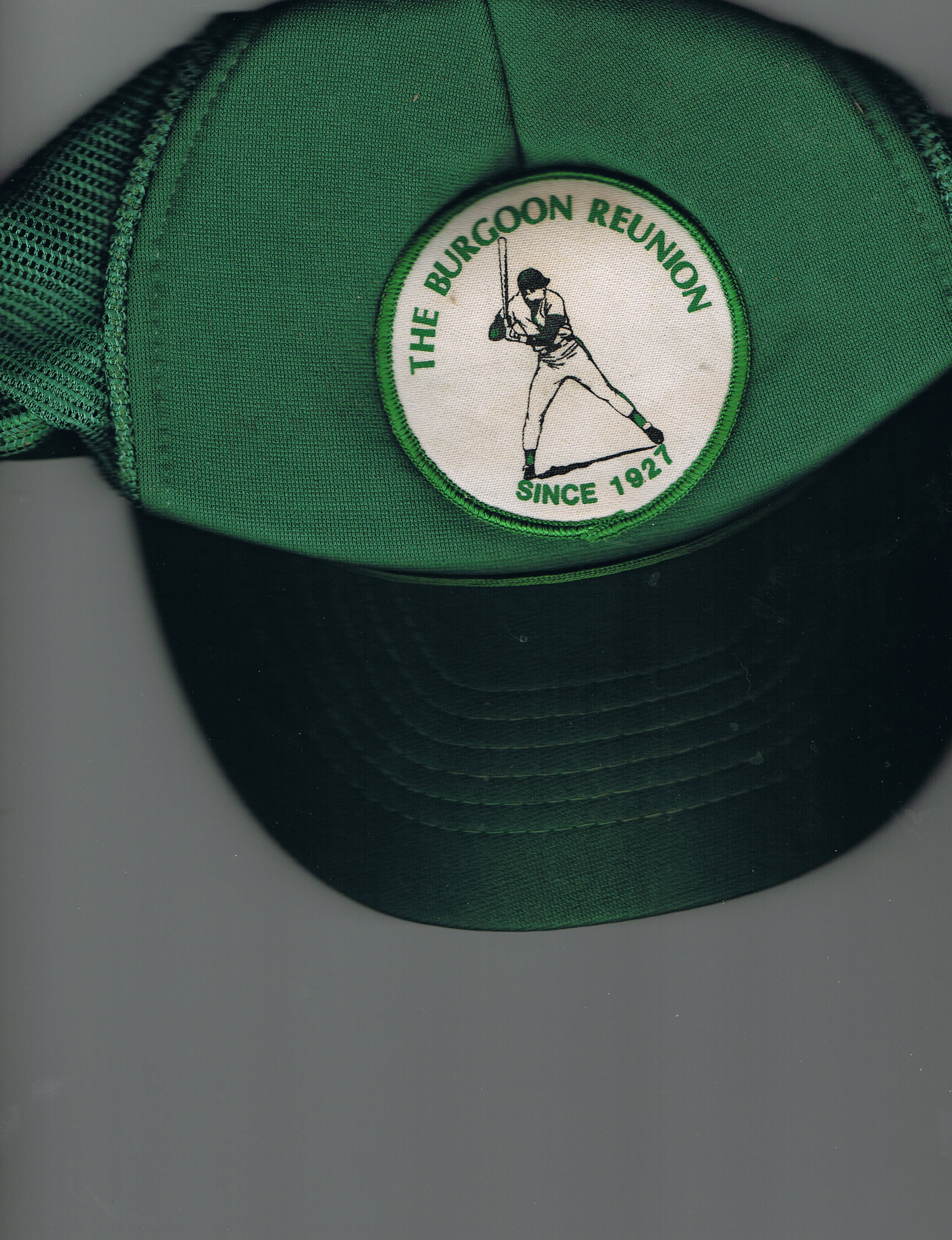 Reunion souvenir cap, 1984 Burgoon Reunion