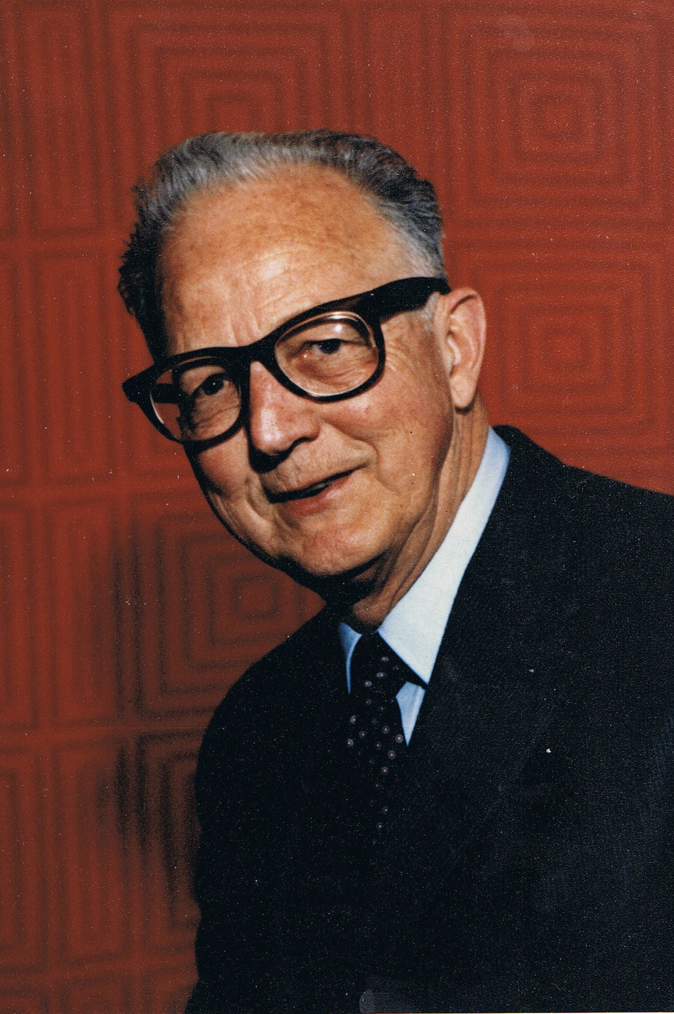 Norman Burgoon at retirement